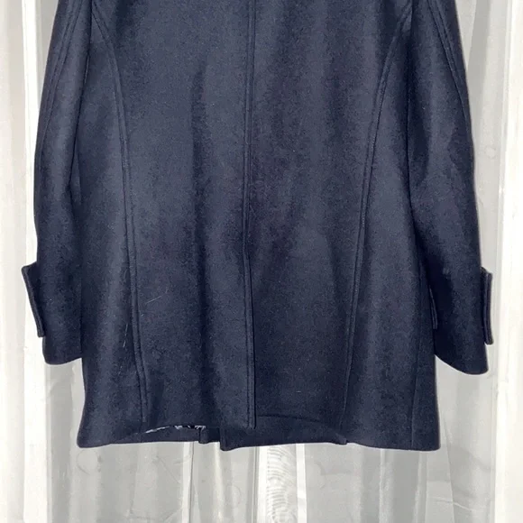 Wooyoungmi Paris fleece wool PeaCoat 1/1 Rare Find IT54 XXL UNI Designer Coat‌
